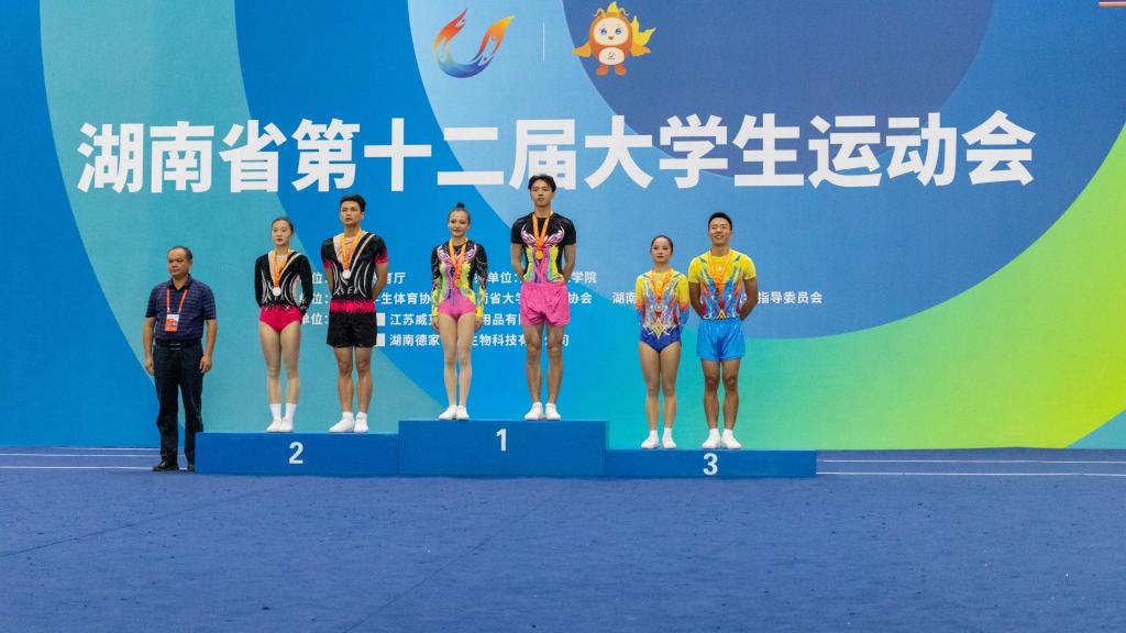 省第十二届大运会健美操混双决赛拉开战幕